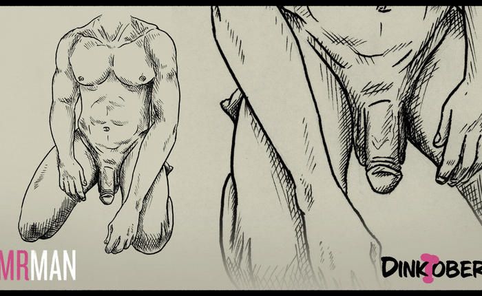 Dinktober Is Here! We're Kicking Off A Month Of Original Nude Celebrity Drawings