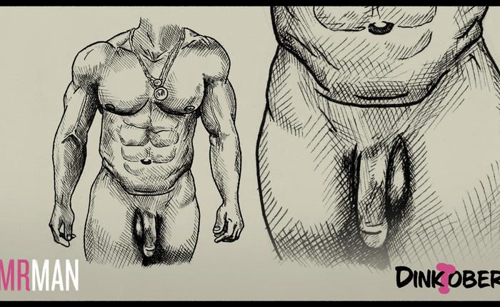 Dinktober 2025 Day 10: Guess The Celebrity Cock In Our Original Drawing!