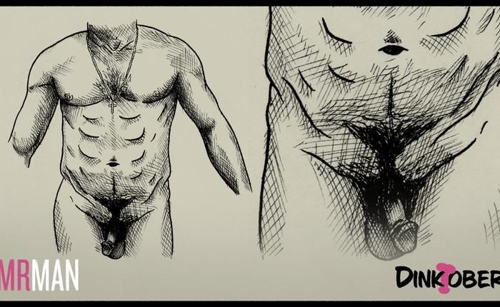 Dinktober 2025 Day 14: Guess The Celebrity Cock In Our Original Drawing!