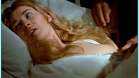 Pic: Stephanie Beacham in The Nightcomers (1972)