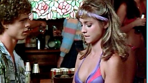 Pic: Corinne Bohrer in The Beach Girls (1982)