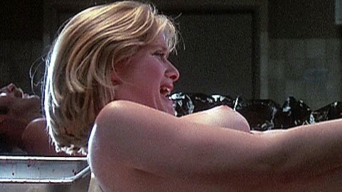 Pic: Barbara Crampton in Re-Animator (1985)