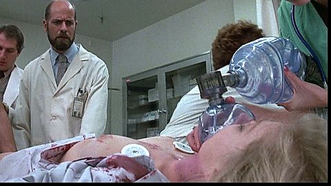 Pic: Barbara Crampton in Re-Animator (1985)