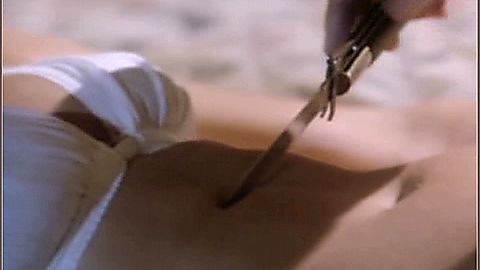 Pic: Barbara Crampton in Kidnapped (1986)