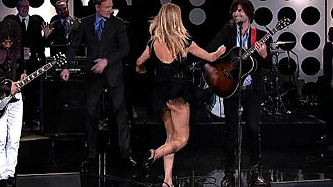 Pic: Cameron Diaz in The Tonight Show with Jay Leno (1992)