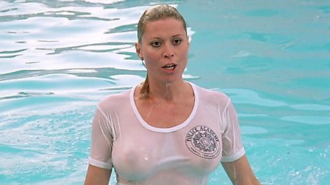Pic: Leslie Easterbrook in Police Academy 4 (1987)