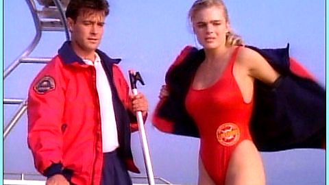 Pic: Erika Eleniak in Baywatch (1989)