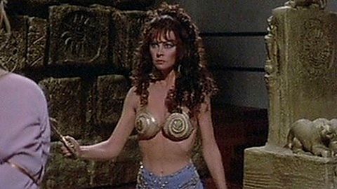 Pic: Cassandra Peterson in Allan Quartermain and the Lost City of Gold (1987)