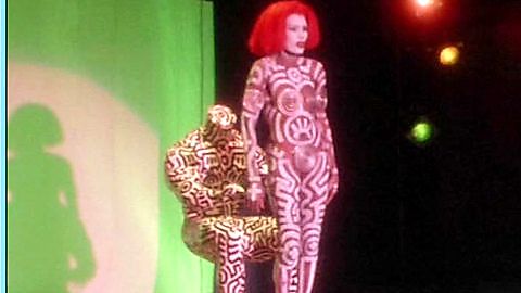 Pic: Grace Jones in Vamp (1986)