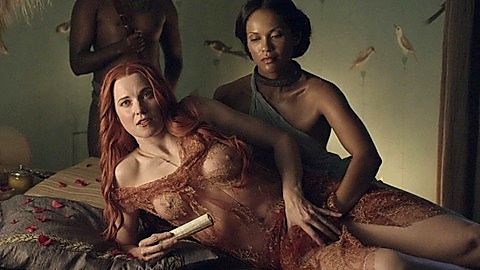 Pic: Lucy Lawless in Spartacus (2010)