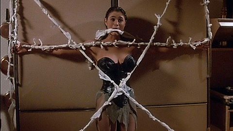Pic: Charlotte Lewis in The Golden Child (1986)