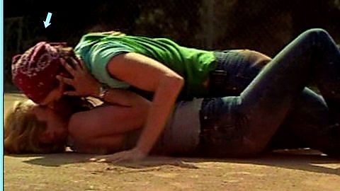 Pic: Alexandra Paul in Lesbian Fun Shorts