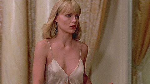 Pic: Michelle Pfeiffer in Scarface (1983)