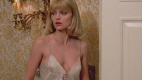 Pic: Michelle Pfeiffer in Scarface (1983)