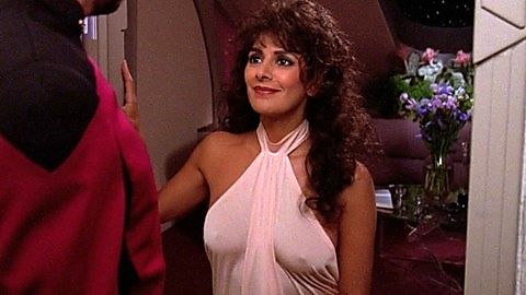 Pic: Marina Sirtis in Star Trek: The Next Generation