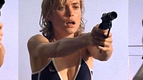 Pic: Radha Mitchell in Visitors (2003)