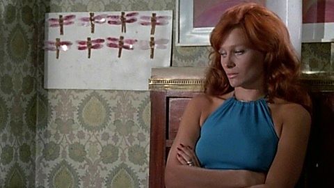 Pic: Erika Blanc in A Dragonfly for Each Corpse (1975)