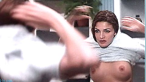 Pic: Nadia Farès in Poliziotti (1994)
