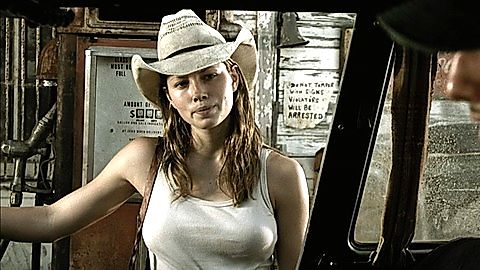 Pic: Jessica Biel in The Texas Chainsaw Massacre (2003)