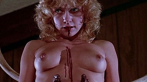 Pic: Linnea Quigley in Silent Night, Deadly Night (1984)