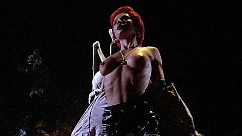 Pic: Linnea Quigley in The Return of the Living Dead (1985)