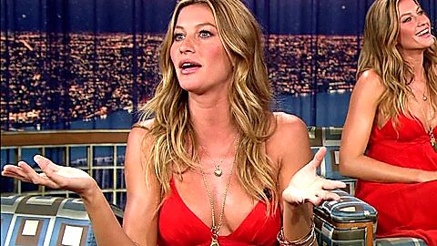 Pic: Gisele Bundchen in Late Night with Conan O'Brien (1993)