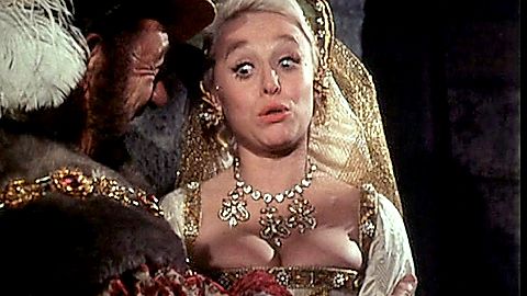 Pic: Barbara Windsor in Carry On Henry (1971)