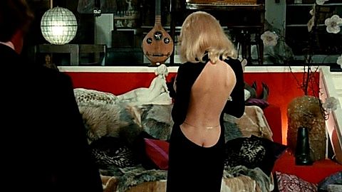 Pic: Mireille Darc in The Tall Blond Man with One Black Shoe (1972)