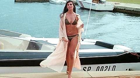 Pic: Caroline Munro in The Spy Who Loved Me (1977)