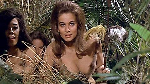 Pic: Valerie Leon in Carry On Up the Jungle (1970)