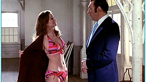 Pic: Valerie Leon in Carry On Girls (1973)