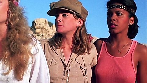 Pic: Penny Johnson in The Hills Have Eyes Part II (1985)