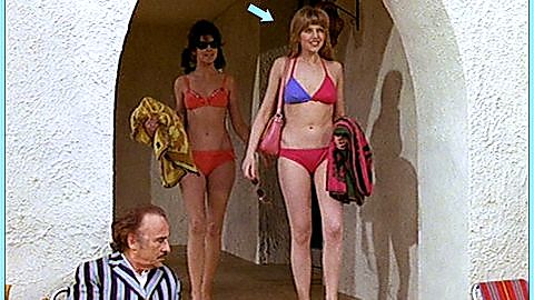 Pic: Carol Hawkins in Carry On Abroad (1972)