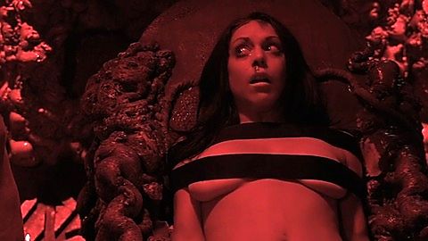 Pic: Emily Booth in Evil Aliens (2006)