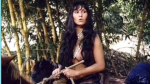 Pic: Sonia Infante in The Treasure of the Amazon (1985)