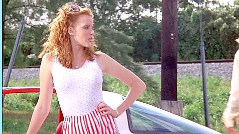 Pic: Sandra Beall in A Night in Heaven (1983)