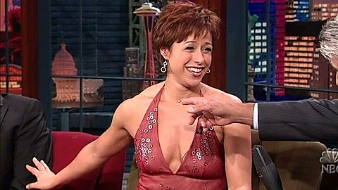 Pic: Paige Davis in The Tonight Show with Jay Leno (1992)