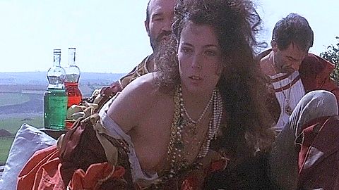 Pic: Marina Saura in Flesh + Blood (1985)