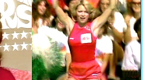 Pic: Randi Oakes in Battle of the Network Stars (1976)