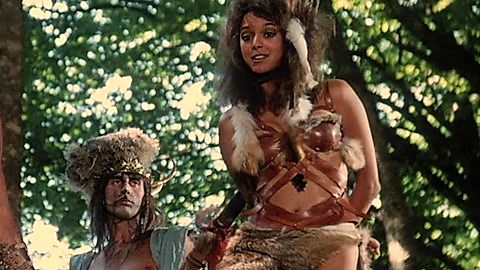 Pic: Eva LaRue in The Barbarians (1987)