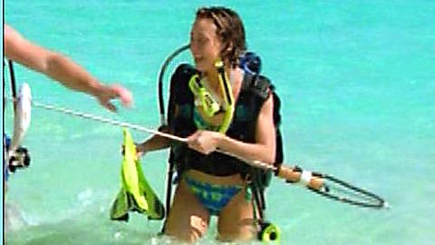 Pic: Kristen Swieconek in The Paradise Virus (2003)