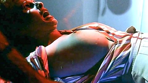 Pic: Merideth Kennedy in Night Train to Terror (1985)