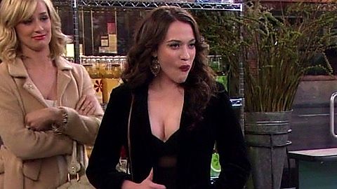 Pic: Kat Dennings in 2 Broke Girls