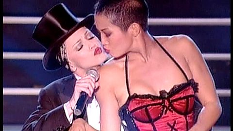 Pic: Carrie Ann Inaba in Madonna: The Girlie Show (1993)