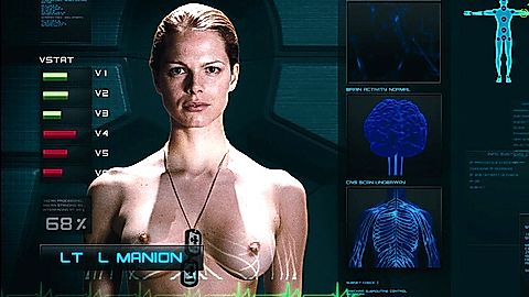 Pic: Cécile Breccia in Starship Troopers 3 (2008)