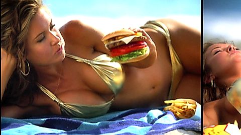 Pic: Audrina Patridge in Carl's Jr. Audrina Patridge Commercial (2009)
