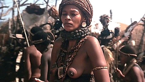 Pic: Dudu Mkhize in Shaka Zulu (1986)
