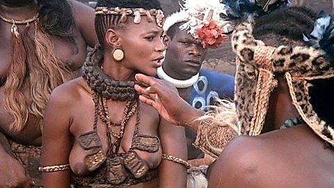 Pic: Dudu Mkhize in Shaka Zulu (1986)