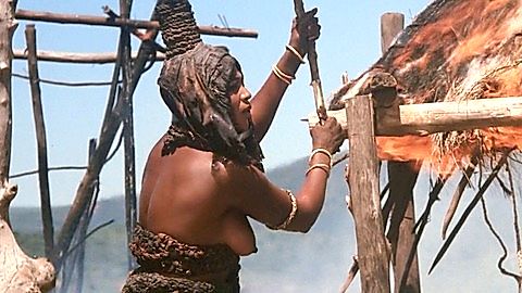 Pic: Dudu Mkhize in Shaka Zulu (1986)