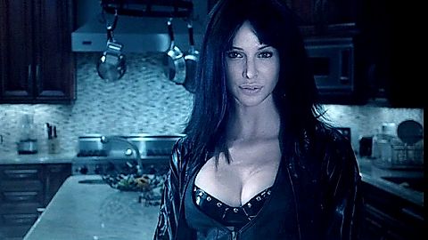 Pic: Tina Casciani in 30 Nights of Paranormal Activity with the Devil Inside the Girl with the Dragon Tattoo (2013)